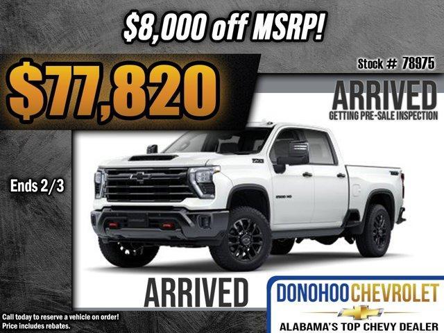 new 2025 Chevrolet Silverado 2500 car, priced at $77,820