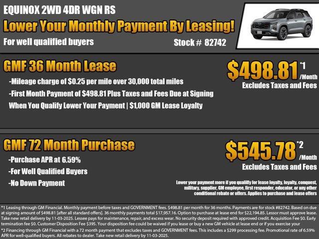 new 2026 Chevrolet Equinox car, priced at $32,385