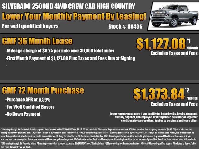 new 2025 Chevrolet Silverado 2500 car, priced at $81,520