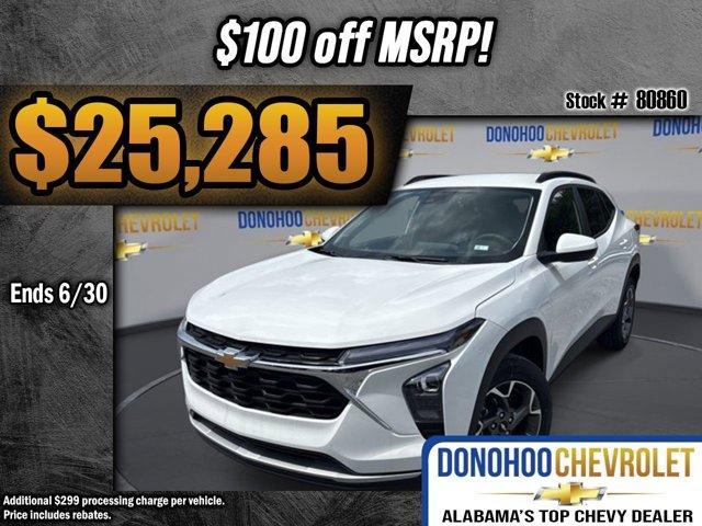new 2025 Chevrolet Trax car, priced at $25,285