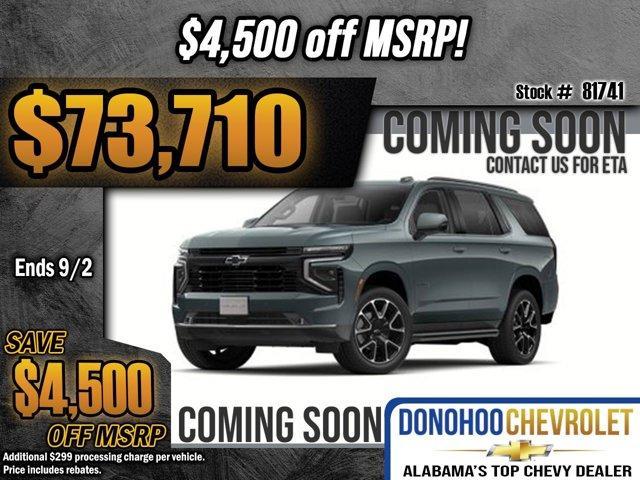 new 2025 Chevrolet Tahoe car, priced at $73,710