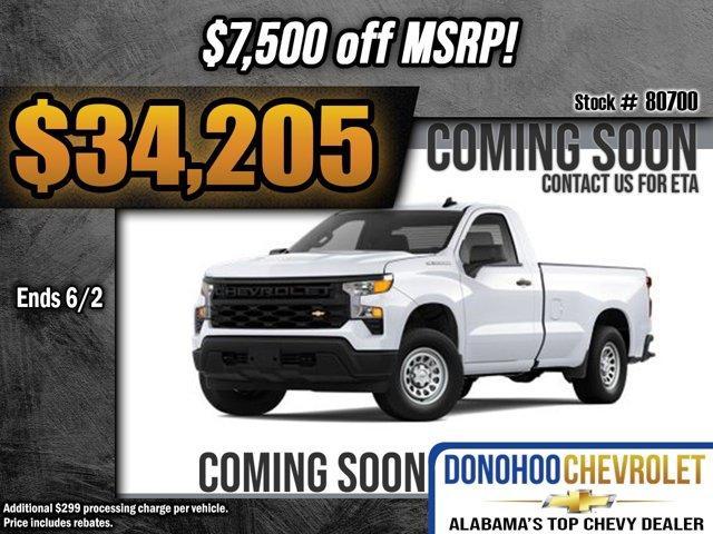 new 2025 Chevrolet Silverado 1500 car, priced at $34,205