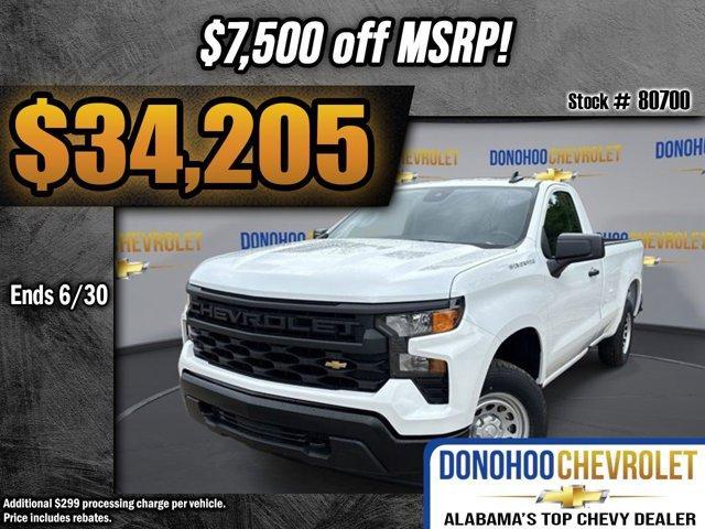 new 2025 Chevrolet Silverado 1500 car, priced at $34,205