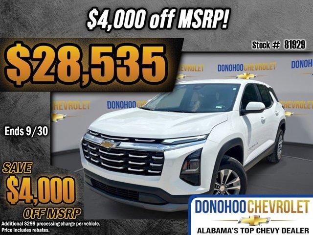 new 2026 Chevrolet Equinox car, priced at $28,535