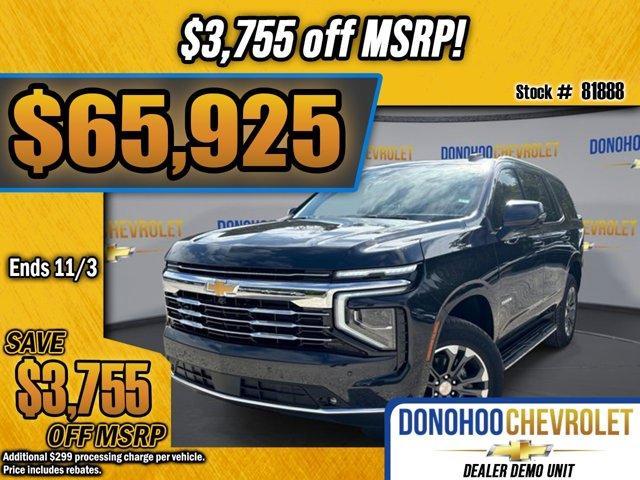 new 2026 Chevrolet Tahoe car, priced at $65,925
