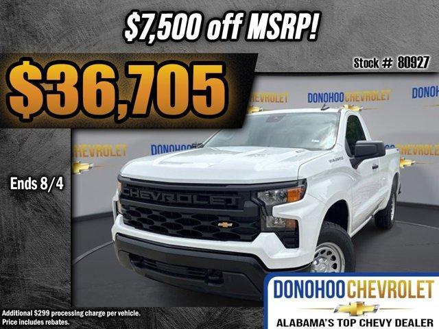 new 2025 Chevrolet Silverado 1500 car, priced at $36,705