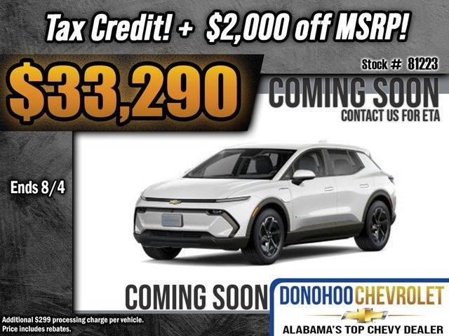 new 2025 Chevrolet Equinox EV car, priced at $33,290