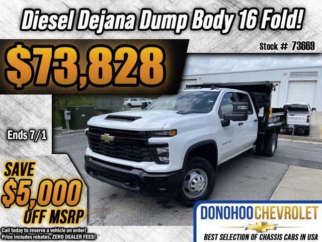 new 2024 Chevrolet Silverado 3500 car, priced at $73,828