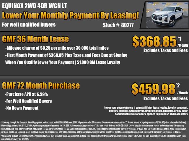 new 2025 Chevrolet Equinox car, priced at $27,294