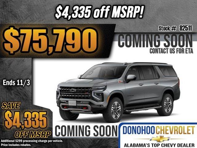new 2026 Chevrolet Suburban car, priced at $75,790