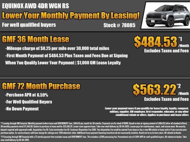 new 2025 Chevrolet Equinox car, priced at $33,420