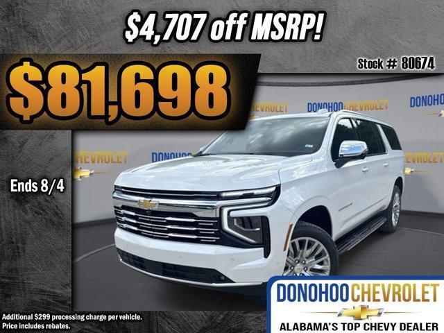 new 2025 Chevrolet Suburban car, priced at $81,698