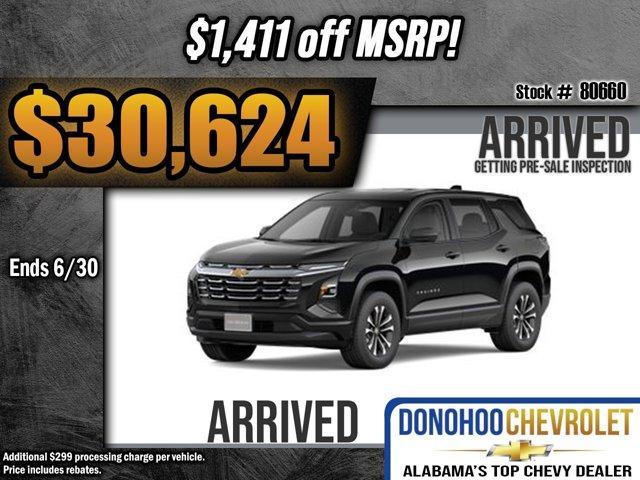 new 2026 Chevrolet Equinox car, priced at $30,624