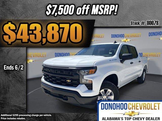 new 2025 Chevrolet Silverado 1500 car, priced at $43,870