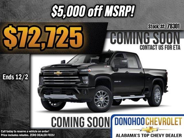 new 2025 Chevrolet Silverado 2500 car, priced at $72,725