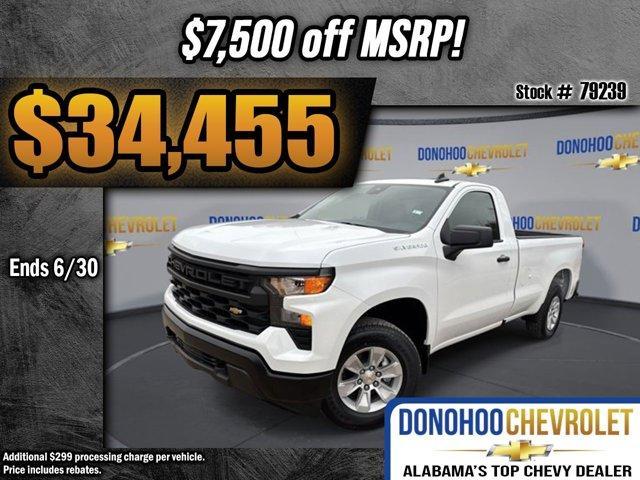 new 2025 Chevrolet Silverado 1500 car, priced at $34,455