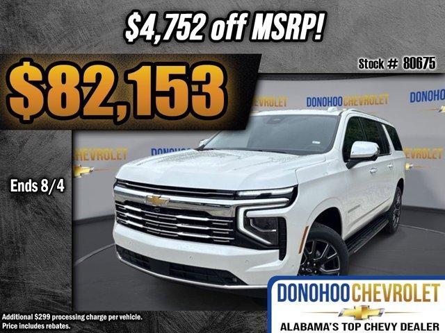 new 2025 Chevrolet Suburban car, priced at $82,153