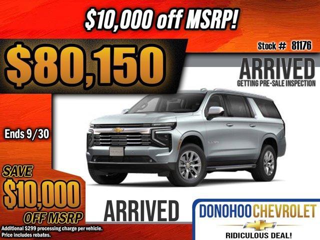 new 2025 Chevrolet Suburban car, priced at $80,150