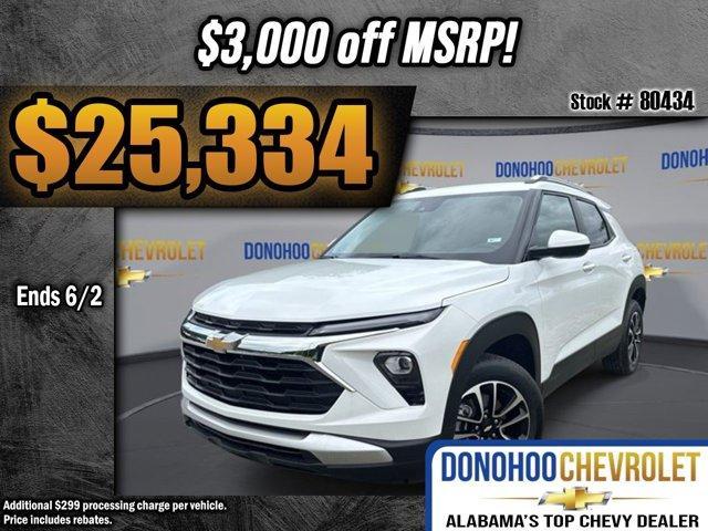 new 2025 Chevrolet TrailBlazer car, priced at $25,334