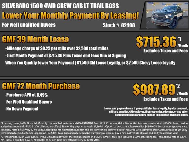 new 2026 Chevrolet Silverado 1500 car, priced at $58,785