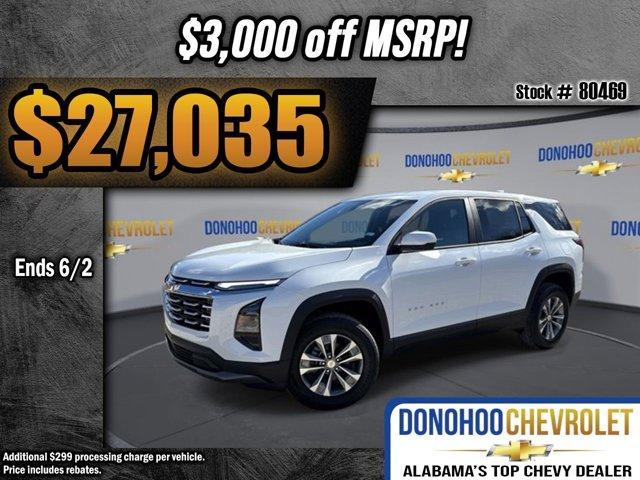 new 2025 Chevrolet Equinox car, priced at $27,035