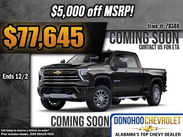 new 2025 Chevrolet Silverado 2500 car, priced at $77,645