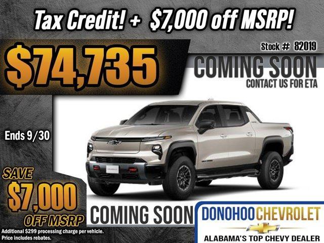 new 2026 Chevrolet Silverado EV car, priced at $74,735