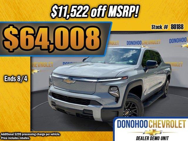 new 2025 Chevrolet Silverado EV car, priced at $64,008
