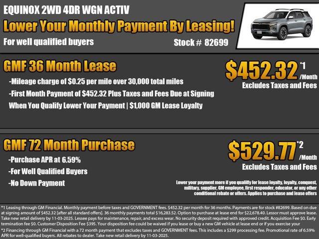 new 2026 Chevrolet Equinox car, priced at $31,435