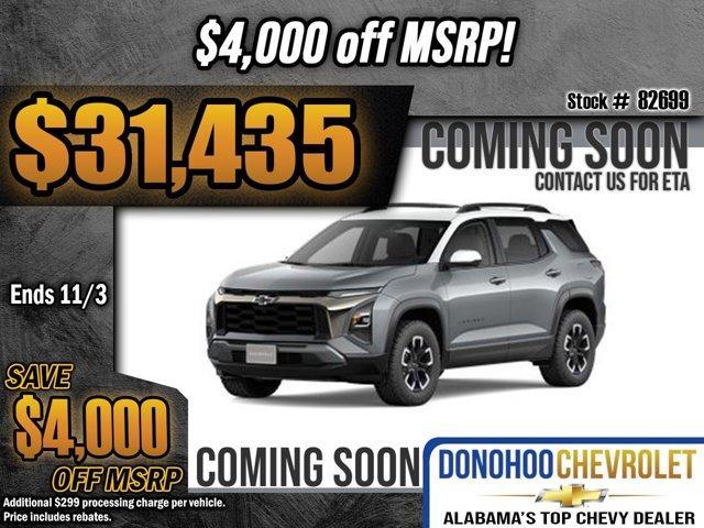 new 2026 Chevrolet Equinox car, priced at $31,435