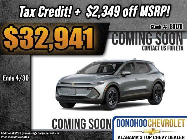 new 2025 Chevrolet Equinox EV car, priced at $32,941