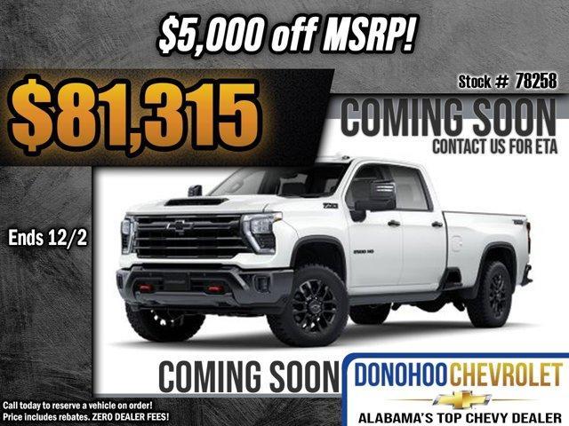 new 2025 Chevrolet Silverado 2500 car, priced at $81,315