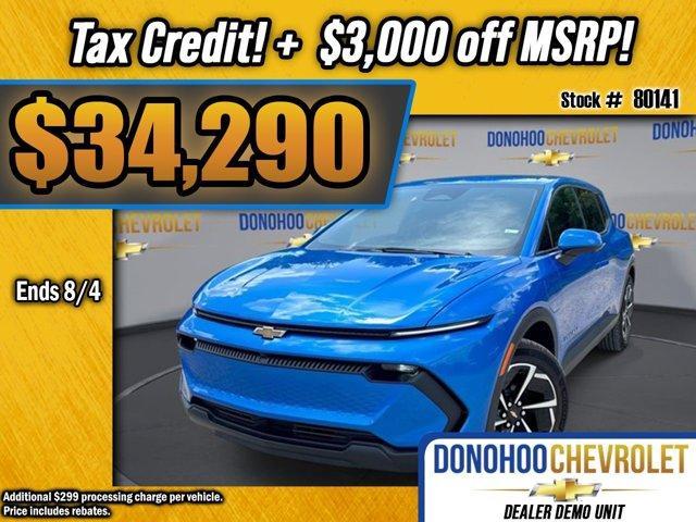 new 2025 Chevrolet Equinox EV car, priced at $34,290