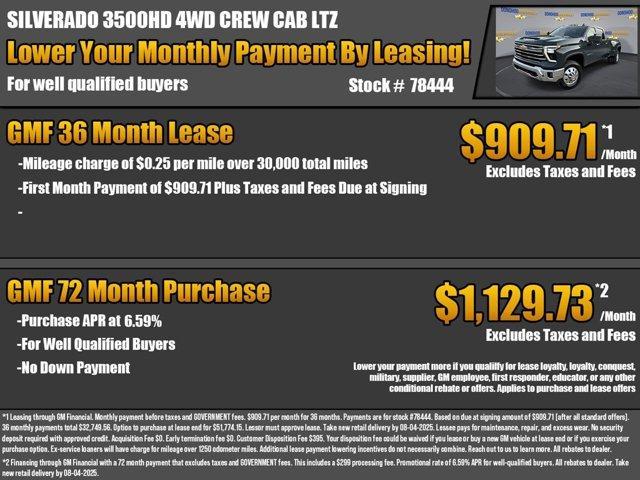 new 2025 Chevrolet Silverado 3500 car, priced at $67,035