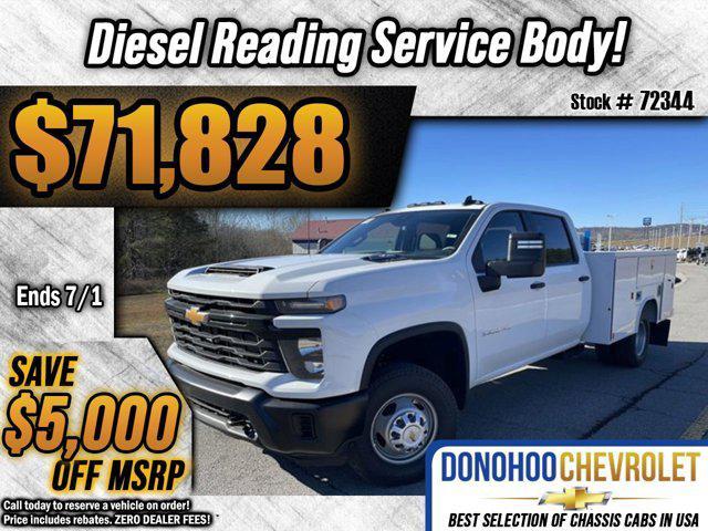 new 2024 Chevrolet Silverado 3500 car, priced at $71,828