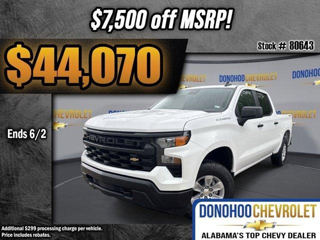 new 2025 Chevrolet Silverado 1500 car, priced at $44,070