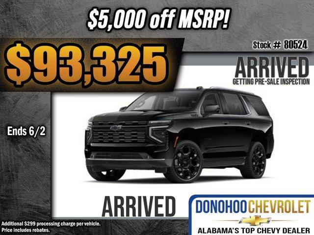new 2025 Chevrolet Tahoe car, priced at $93,325