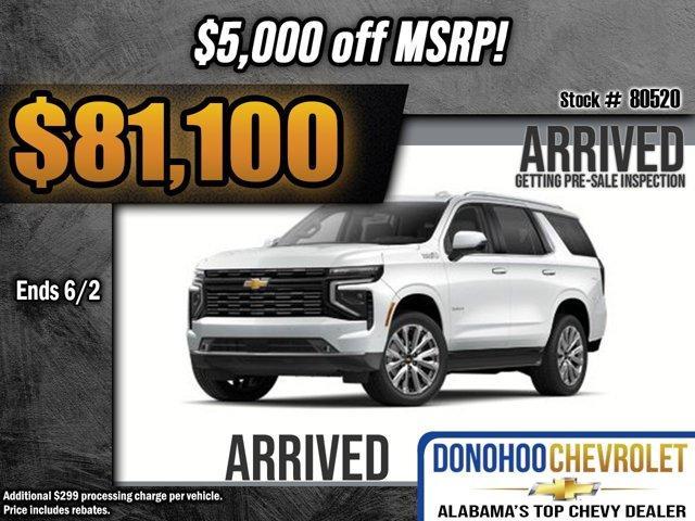 new 2025 Chevrolet Tahoe car, priced at $81,100