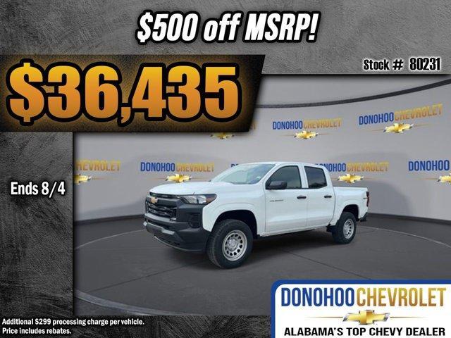 new 2025 Chevrolet Colorado car, priced at $36,435