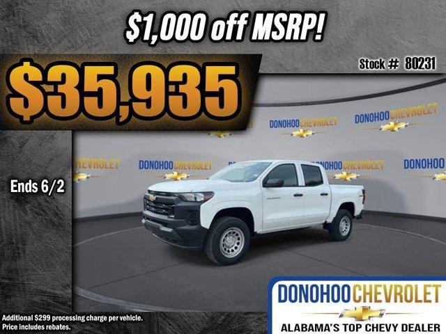 new 2025 Chevrolet Colorado car, priced at $35,935