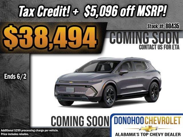new 2025 Chevrolet Equinox EV car, priced at $38,494