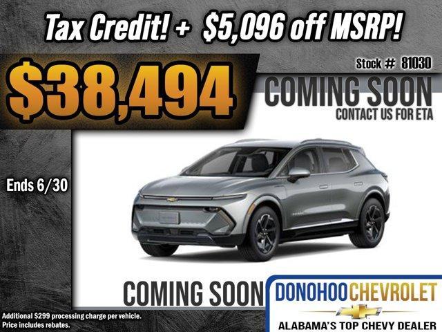 new 2025 Chevrolet Equinox EV car, priced at $38,494