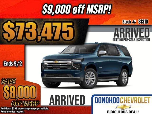 new 2025 Chevrolet Tahoe car, priced at $73,475