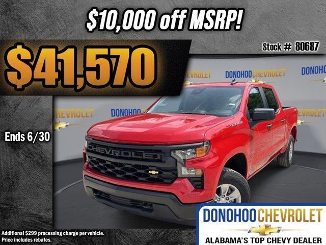 new 2025 Chevrolet Silverado 1500 car, priced at $41,570