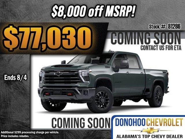 new 2025 Chevrolet Silverado 2500 car, priced at $77,030