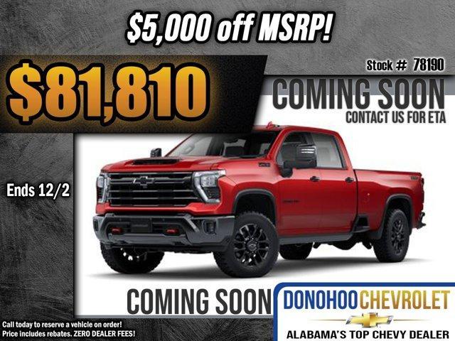 new 2025 Chevrolet Silverado 2500 car, priced at $81,810