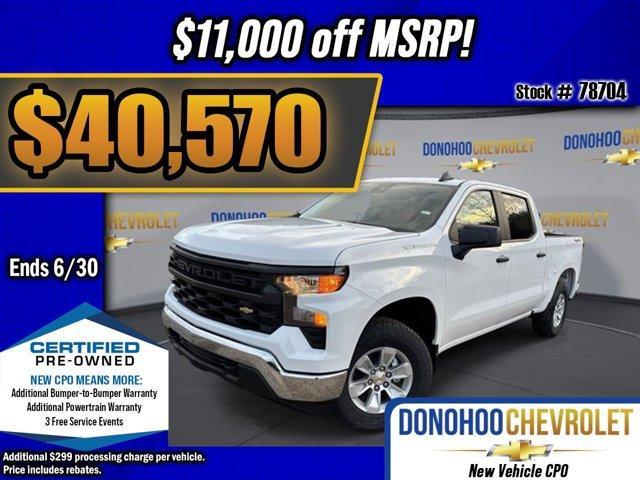 used 2025 Chevrolet Silverado 1500 car, priced at $40,570