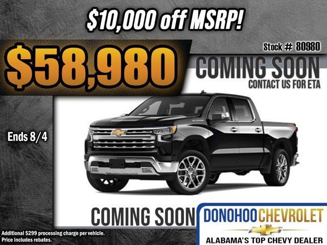 new 2025 Chevrolet Silverado 1500 car, priced at $58,980