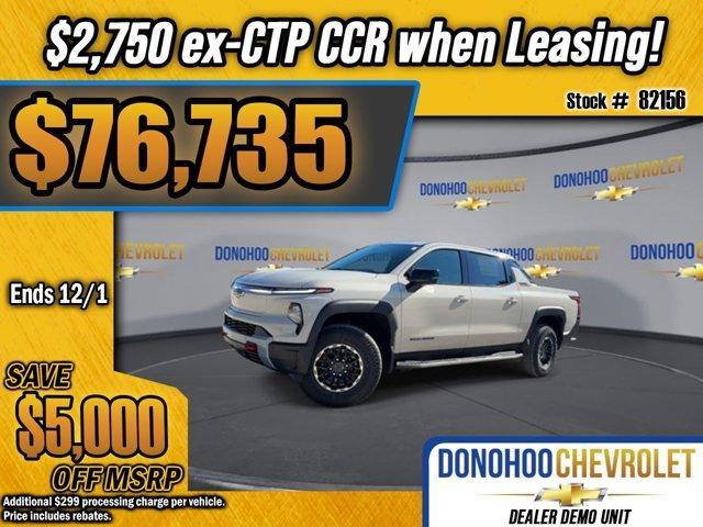 new 2026 Chevrolet Silverado EV car, priced at $76,735