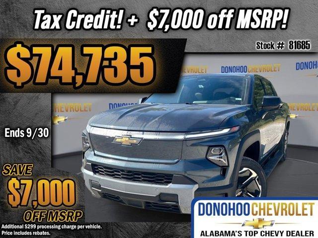 new 2026 Chevrolet Silverado EV car, priced at $74,735